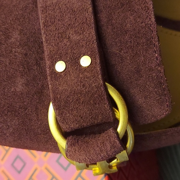 TORY BURCH Malbec Marsden Smoking Slipper Suede Flats - Picture 4 of 8